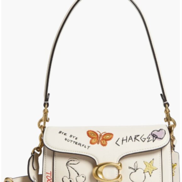 Coach Tabby Sketch Print Leather Bag - Picture 1 of 6